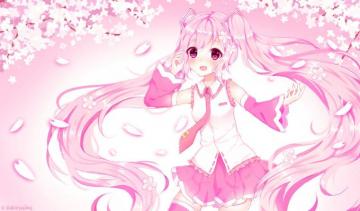Sakura Miku Wallpaper By Karryhime