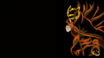 Naruto Uzumaki Baryon Mode Background 4k Phone iPhone Wallpaper