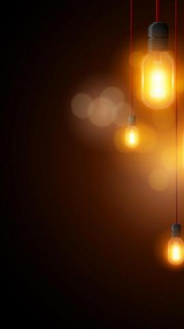 Lamp Light Bulb Electric Source Of Illumination Background In