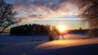 Beautiful Snow Scenery Wallpaper HD Desktop