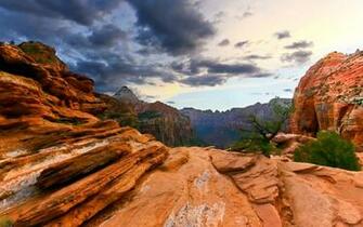 National Park Wallpaper Landscape Nature Zion