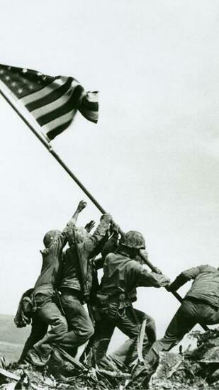 Iwo Jima Flag Raising Wallpaper
