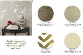Brown Wall Paper And Samples Jpg
