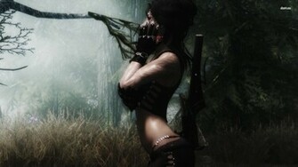 Elder Scrolls V Skyrim Game Girl HD Wallpaper Stylish