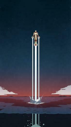 Wallpaper For iPhone Top HD Iron Man 55s