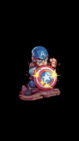 Animated Avengers Superhero Wallpaper