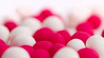 White And Pink Balls X Close