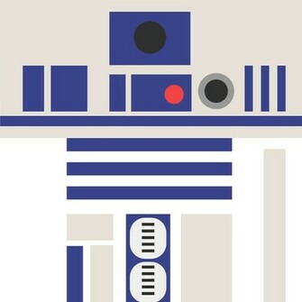 R2d2 Phone Wallpaper Minimalistic Art Print