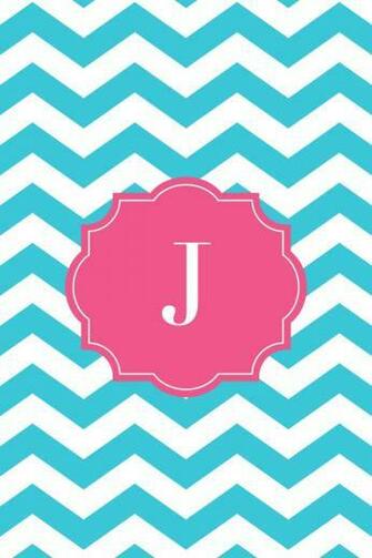 Chevron Teal J Monogram Monograms