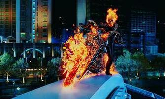 Blue Ghost Rider Wallpaper Sliding By