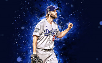 Wallpaper Clayton Kershaw 4k Mlb Los Angeles Dodgers