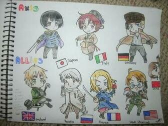 Chibi Hetalia Characters By Dai Chan