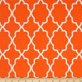 Moroccan Design Lattice Orange
