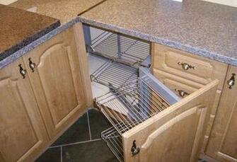 Fitted Kitchens Classic And More Corner Wall Shelf
