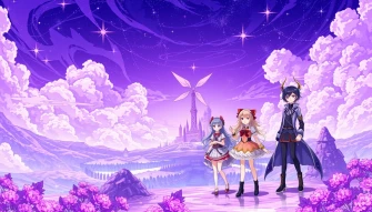 Cool Anime Purple Wallpaper