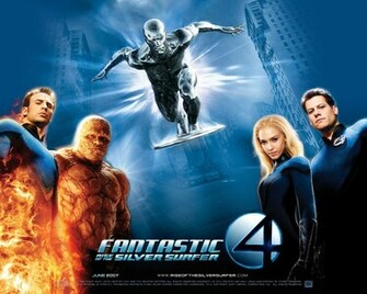 Fantastic Silver Surfer Four Wallpaper