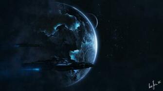 Get Alien Spaceship Computer Wallpaper Desktop Background