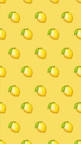 Lemon Aesthetic Wallpaper Top Background