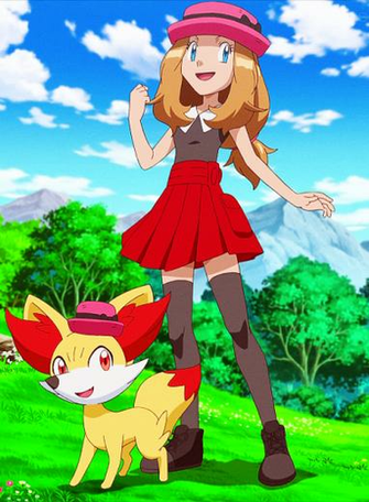 Serena Pokemon Xy Image And Fennekin Wallpaper