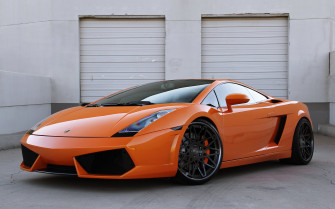 Lamborghini Gallardo Orange Supercars Cars Speed Motors Fast Wallpaper