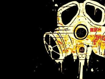 Gas Masks Spray Paint HD Wallpaper Art Fantasy