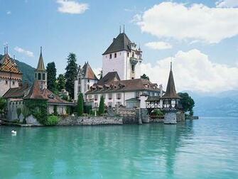 In Lake Thun Switzerland Its Also Very Nice And Beautiful