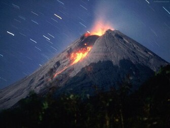 Wallpaper Volcano
