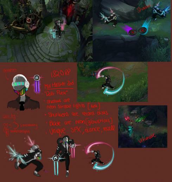 Project Zed Skin Idea League Of Legends Xerath