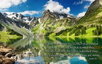 Nature Scenes With Bible Verses