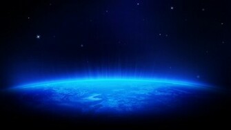 Blue Space HD Wallpaper 1080p