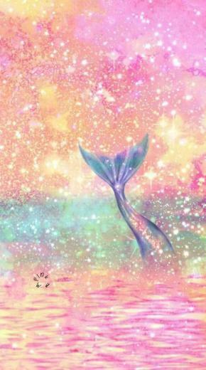 Pink And Mermaid Background Faeries Mermaids In
