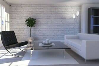 Faux Brick Wallpaper Basement Ideas