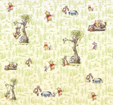 Non Woven Photomural Winnie Pooh Friends Dx6 From Komar