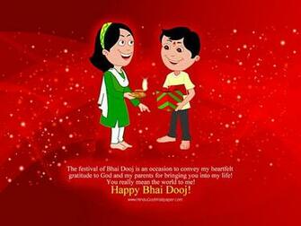 Santa Banta Happy Bhai Dooj Wallpaper