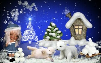 Christmas Village Wallpaper