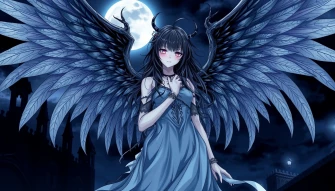 Anime Gothic Angel Wallpaper