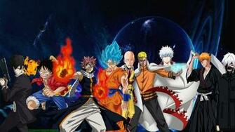 Anime Crossover Wallpaper Top Background