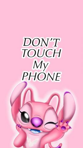 Dont Touch My Phone Stitch Wallpaper