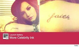 Demi Lovato Added A New Tattoo To Her Already Extensive Collection Of