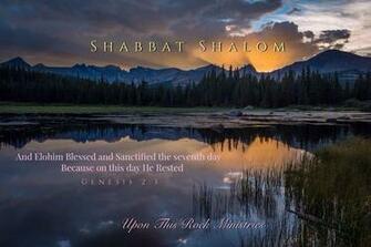 Shabbat Shalom Sunset Wallpaper Mountain