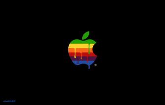 Apple Logo Retro Graffiti By Elclon