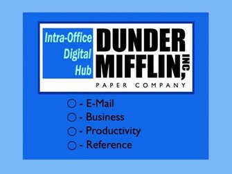 Dunder Mifflin Logo The Office Wallpaper