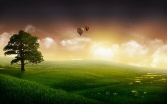 Balloon Travel High Definition Wallpaper HD Resolution