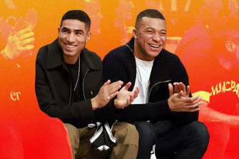 Kylian Mbapp And Achraf Hakimi Both Have Baller Watch Game