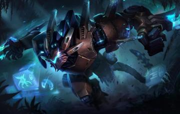 Wallpaper Jungle Claws Art Hunter Splash League Of Legends