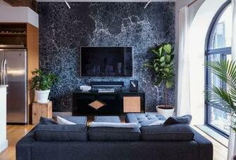 Marble Madness Calico Wallpaper Brooklyn Red Hook Apartment Lunaris