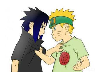 Kid Naruto Vs Sasuke By Marioxarts