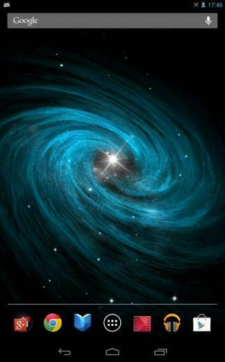 Galaxy Live Wallpaper Beautiful Spinning With Stars Now You Can