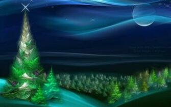 Christmas Tree Nature Wallpaper Desktop
