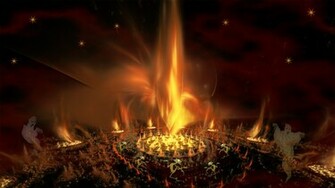 Wincustomize Explore Wallpaper Halloween Goblins Bonfire